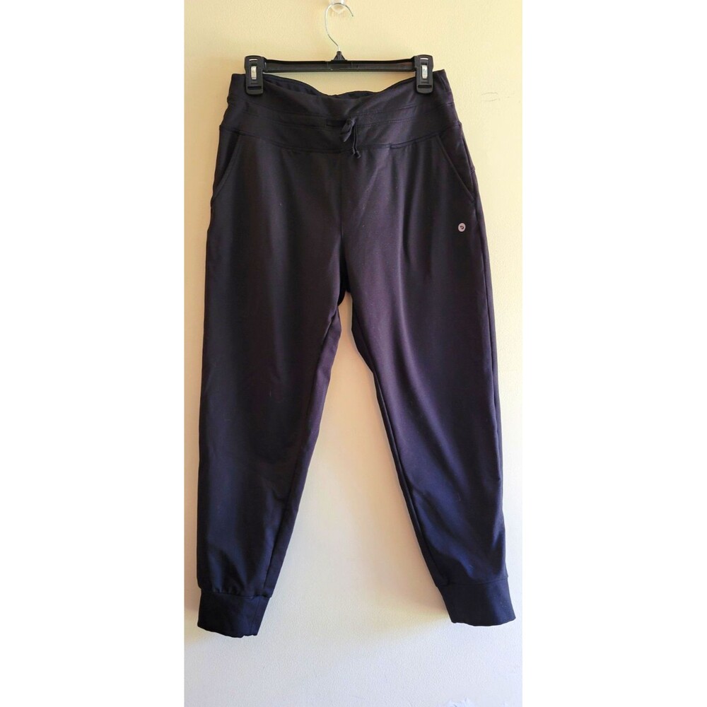 Petite Baleaf Women's Black Jogger Activewear Pants Pull-On Solid Regular Size L